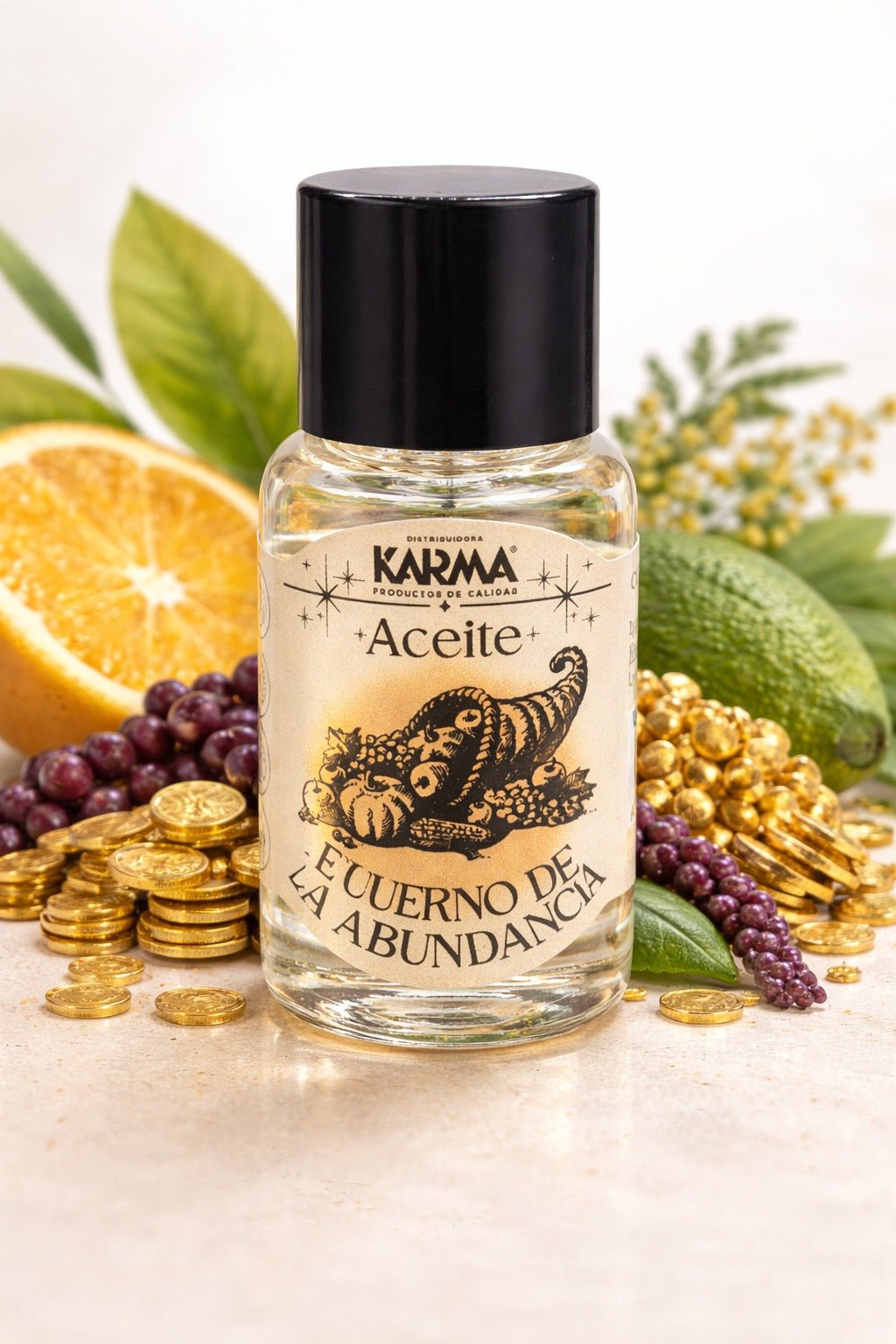 Aceite Cuerno de la Abundancia | Atrae Dinero, Prosperidad y Buena Suerte Aceites AromáticosTienda esotérica Málaga - La Tienda de Tata Magic: tienda Esotérica en Málaga